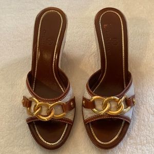 Cole Haan Slide Wedge Sandals 7.5